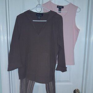 Denim & Co 3 Piece Set sz xs